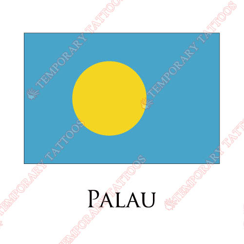 Palau flag Customize Temporary Tattoos Stickers NO.1952